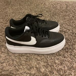 Nike Court Vision Alta Platform shoes!